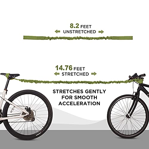 Remolques Para Bicicletas, Barra Remolque Bicicleta Niños, Cuerda De Remolque Para Bicicleta Para Niños, Bike Tow Rope, Cuerda De Remolque Para Bicicleta De Montaña Con Amigos ( Color : Natural )