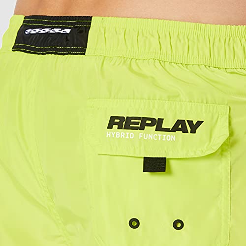 REPLAY LM1080.000.83218 Baador para Hombre, 183 Cedar Amarillo, M