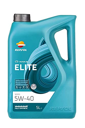 Repsol Aceite de Motor para Coche, Elite 50501 5W40, 5L