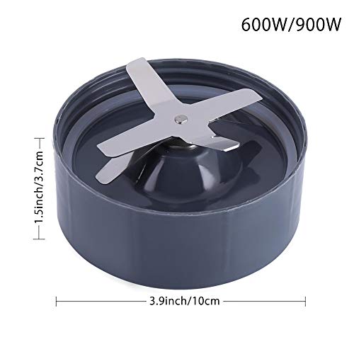 Repuesto de cuchilla de acero inoxidable para base de exprimidor. Los accesorios de la pieza se adaptan a la licuadora NutriBullet 600/900W 600 W.