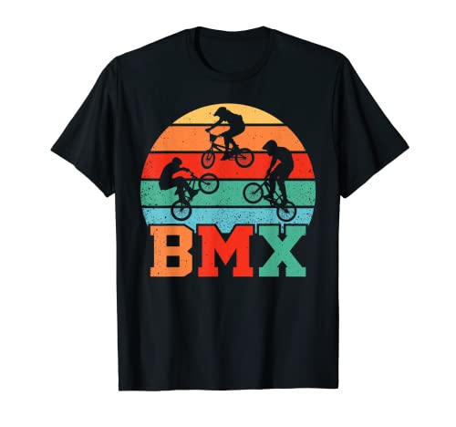 Retro Vintage BMX Regalos Para Hombres Mujeres Niños Camiseta