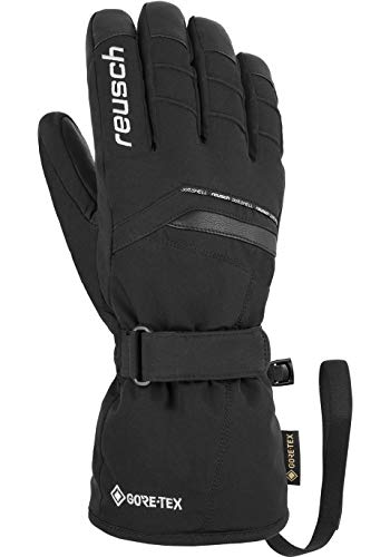 Reusch Manni GTX - Guantes para Hombre, Hombre, Color Negro, Blanco, tamaño 11