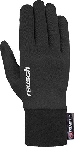 Reusch Polartec Micro Liner Guantes, Hombre, Negro, 7,5