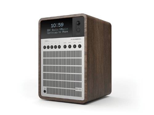 Revo Super Señal Dab +/Dab/FM Radio Incluye Fuente walnuß-Silber