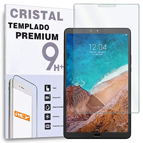 REY Protector de Pantalla para XIAOMI MI Pad 4 Plus 10.1", Cristal Vidrio Templado Premium, Táblet