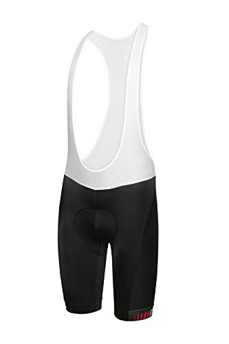 rh+ Sprinter Bibshort Mono de Ciclismo para Hombre, Black/Leopard, S