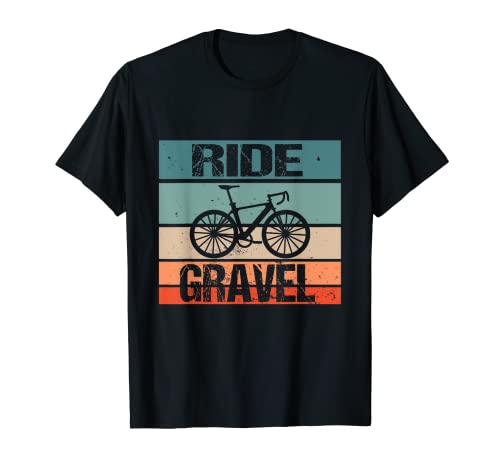 Ride Gravel Bike Cyclocross Bicycle and Bikepacking Camiseta