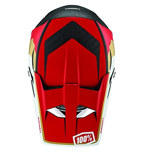 Ride100percent LTD Aircraft Carbon MIPS Helmet Red SM, Adultos Unisex, Estandar