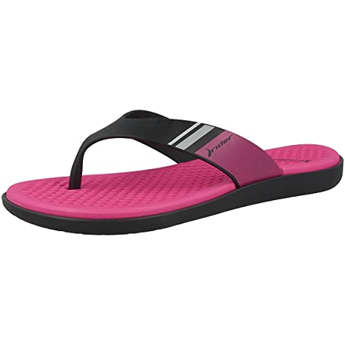 Rider Aqua Fem, Chanclas Mujer, Multicolor Black Pink 8912, 37 EU