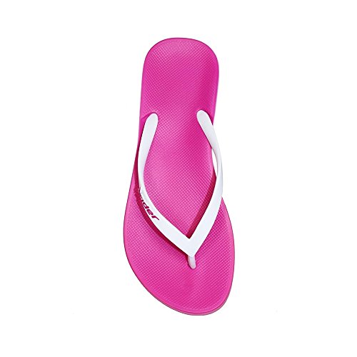 Rider Brasil Rio - Chanclas para mujer (talla 39), color rosa y blanco