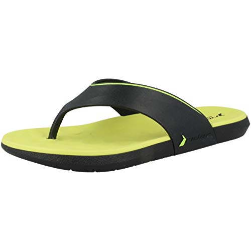 Rider Infinity IV Thong Ad, Chanclas Hombre, Color Negro y Verde, 43 EU