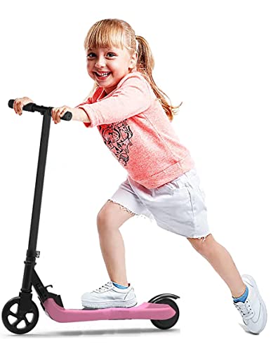 Riding' times Patinete eléctrico para niños 4 a 12 años, Scooter Kickscooter Plegable, hasta 7 km/h, Gama 7km, Motor 120W, Tiempo de Carga 2H, para niños y niñas