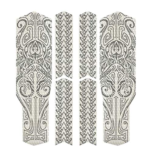 Riesel Design -Tape 3000-Maori - Protector de cadena para bicicleta, color gris