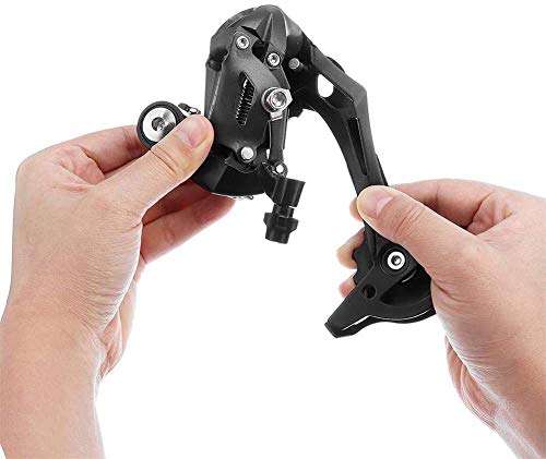 Riloer Desviador Trasero Acera Rear de 7,8,9 Velocidades para Bicicleta MTB, Bicicleta de Montaña, Montaje Directo (Negro)