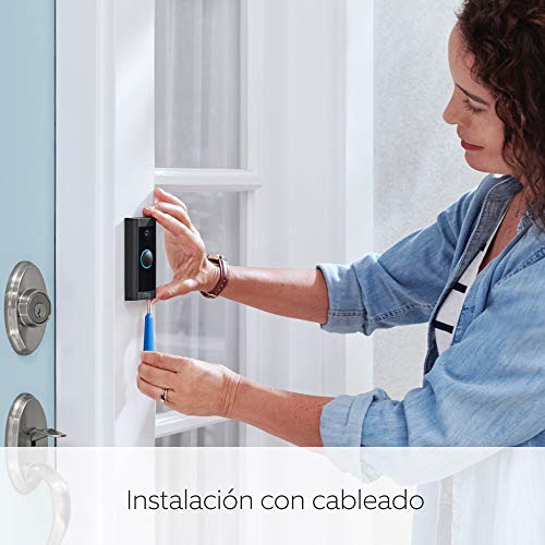 Ring Video Doorbell Wired de Amazon: vídeo HD, detección de movimiento avanzada e instalación mediante cableado | Prueba gratuita de 30 días del plan Ring Protect