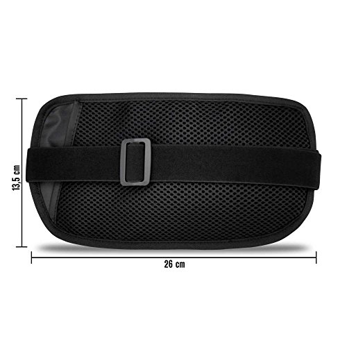 Riñonera Viaje de Calidad con Bloqueo RFID para Hombre y Mujer | Riñonera Running Ligera cómoda | Bolsa de cinturón para Deportistas y viajeros | Cinturon Cartera para Dinero espaciosa y Impermeable