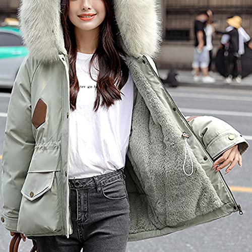 riou Abrigo Mujer Invierno Rebajas Chaqueta Transpirable Cardigan Suéter Talla Grande Pullover Color Sólido Hoodie Clásico Trench Al Aire Libr y el Día a Día