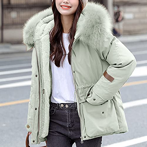 riou Abrigo Mujer Invierno Rebajas Chaqueta Transpirable Cardigan Suéter Talla Grande Pullover Color Sólido Hoodie Clásico Trench Al Aire Libr y el Día a Día