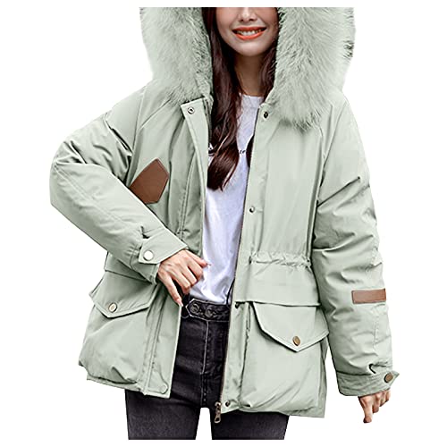 riou Abrigo Mujer Invierno Rebajas Chaqueta Transpirable Cardigan Suéter Talla Grande Pullover Color Sólido Hoodie Clásico Trench Al Aire Libr y el Día a Día