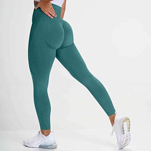 riou Leggings Push Up Mujer Mallas Pantalones Deportivos Mallas Camuflaje Pantalón Yoga, Leggins Reductores Adelgazantes, Leggins Anticeluliticos Cintura Alta,para Yoga Running Gym Fitness Seamless