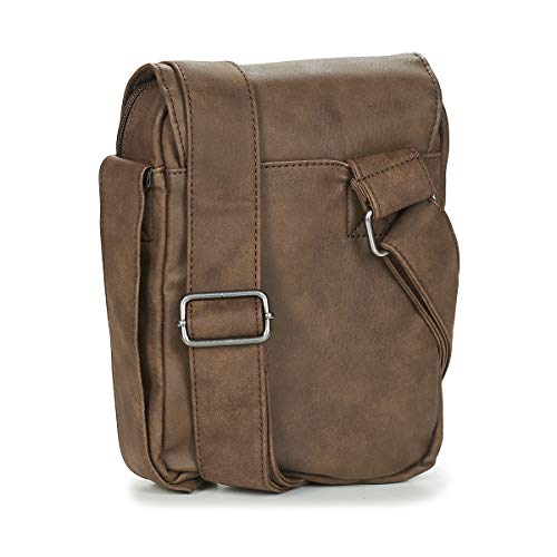 RIP CURL LEAZARD Pouch Bolso pequeño/Cartera de Mano Hombres Marrón - única - Bolso pequeño/Cartera