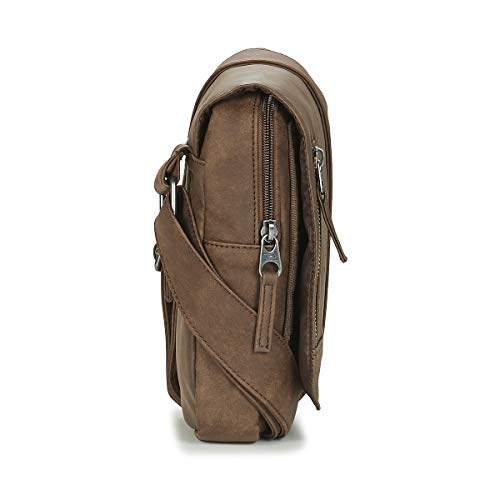 RIP CURL LEAZARD Pouch Bolso pequeño/Cartera de Mano Hombres Marrón - única - Bolso pequeño/Cartera