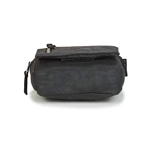 RIP CURL LEAZARD Pouch Bolso pequeño/Cartera de Mano Hombres Negro - única - Bolso pequeño/Cartera