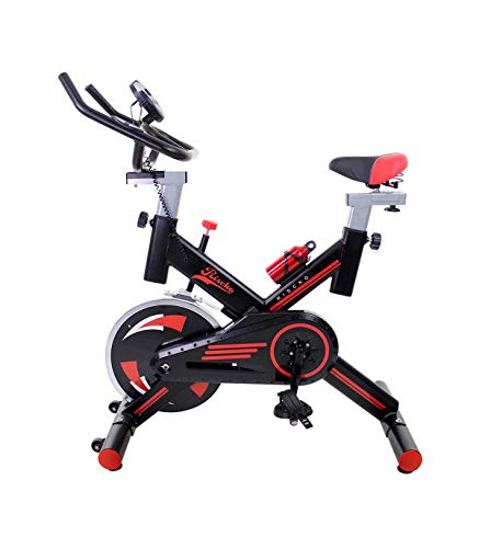 Riscko Bicicleta Estática Loira para Spinning Negra con Volante de Inercia 24 kg MOD707