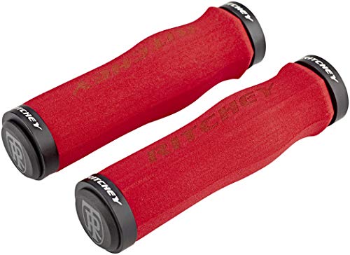 Ritchey WCS Ergo-Puños para Manillar de Bicicleta, Color Rojo 130 mm