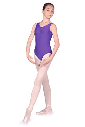 Roch Valley Sheree - Maillot sin Mangas para Mujer (Nailon/Licra), niña, Color Morado, tamaño Age 7-8