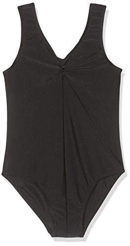 Roch Valley Sheree - Maillot sin Mangas para Mujer (Nailon/Licra), niña, Color Negro, tamaño Age 9-10 Size (134-140 cm)