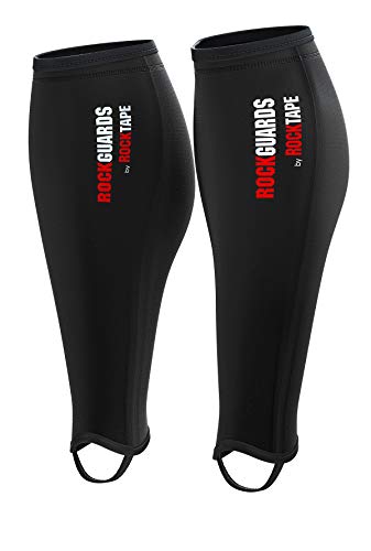 Rock Tape Rock Guards – Espinilleras, unisex, color negro, tamaño small