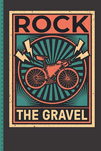 Rock The Gravel - Gravelbike - Bikepacking - Notizheft: Notizbuch A5 (6'x9' / ~15x22cm) liniert