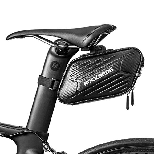 ROCKBROS Bolsa de Sillín de Bicicleta 1.5L a Prueba de Agua Asiento Trasero para MTB Ciclismo Negro