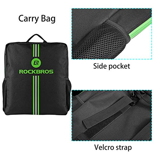 ROCKBROS Bolsa de Transporte para Bicicleta Plegable de 14 hasta 20 Pulgadas Almacenamiento Impermeable con Mochila para Viaje Avión