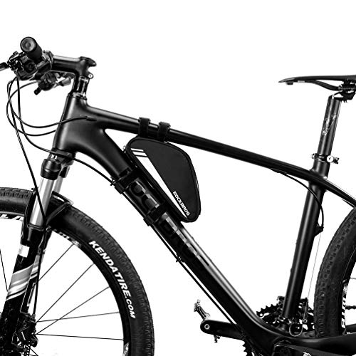ROCKBROS Bolsa Triangular de Cuadro 0.7L Tubo Superior Frontal Ciclismo para Bicicleta DH MTB Negro