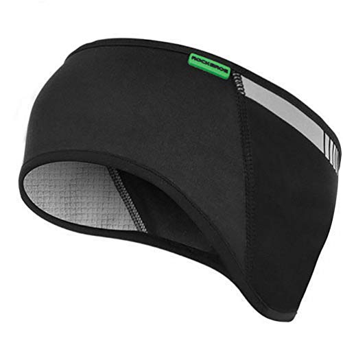 ROCKBROS Calentador de Orejas Diadema de Invierno con Forro Polar para Ciclismo Running Moto Esquí Snowboard Escalada Deportes al Aire Libre Hombres y Mujeres