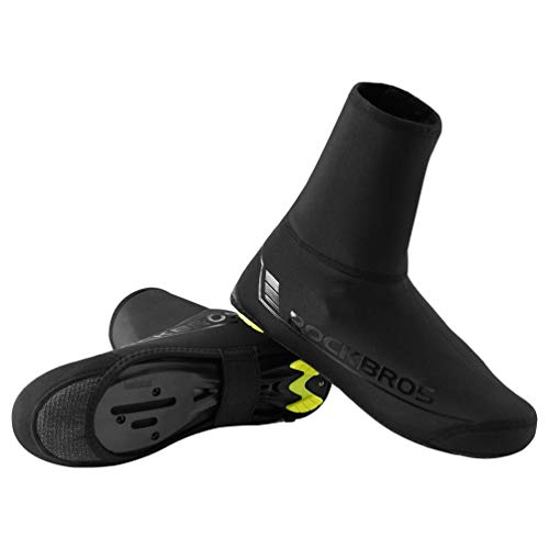 ROCKBROS Cubrezapatillas Ciclismo MTB Carretera Invierno Térmico Anti Viento Transpirable para Hombres Mujeres