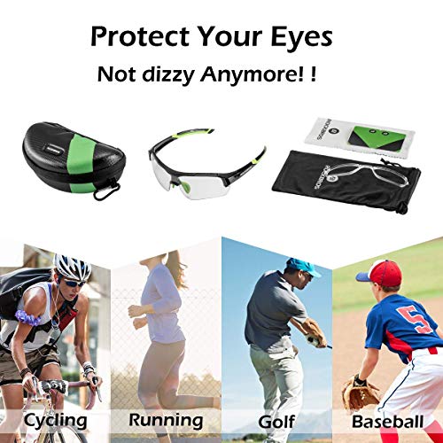 ROCKBROS Gafas de Sol Fotocromáticas Lentes Transparentes con Protección UV400 Ultraligero para Ciclismo Running Deportes al Aire Libre para Hombre y Mujer