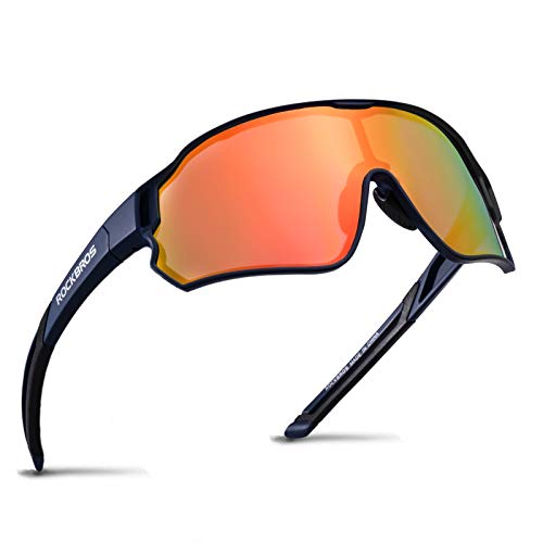 ROCKBROS Gafas de Sol Polarizadas Protección UV400 Deportivas para Bicicleta MTB Running Pesca Conducir Hombres Mujeres