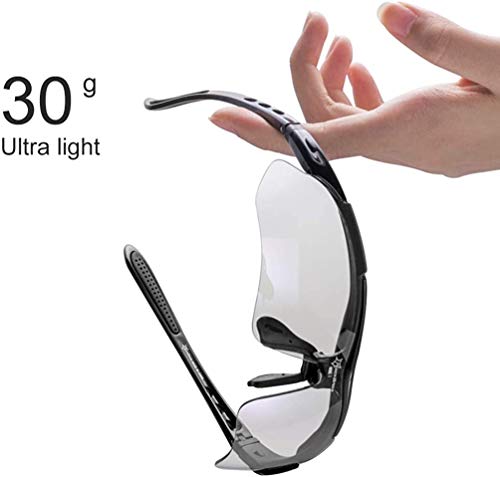 ROCKBROS Gafas Fotocromáticas Lente Transparentes Deportivas Protección UV400 para Ciclismo Bicicleta Running Conducir, Unisex