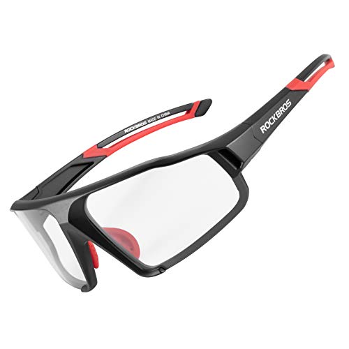 ROCKBROS Gafas Polarizadas/Fotocromáticas Deportivas Protección UV400 para MTB Ciclismo Running Conducir Pescar, para Hombres Mujeres