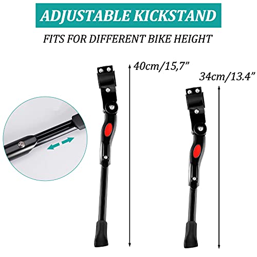 ROCKBROS Pata de Cabra para Bicicleta para Bicicleta 22" 24" 26" 28" Soporte Ajustable de Bicicleta Aluminio