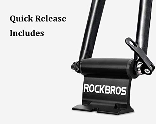 ROCKBROS Portabicicletas Techo para Coche Baca Soporte para Bicicleta MTB Carretera Liberación Rápida