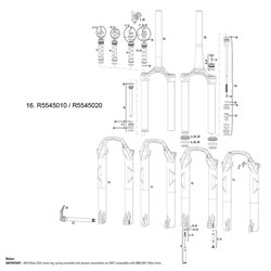 RockShox Reba RL Moco 2012 - Suspensión para Bicicleta, Talla 29-Inch