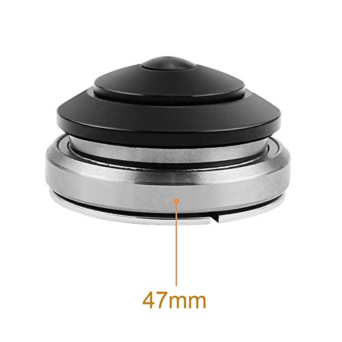 Rodamientos para auriculares de bicicleta, rodamientos de rueda de anillo de acero Rodamientos de vástago de dirección Accesorio de reparación individual Anillo de acero para bicicleta(47mm)