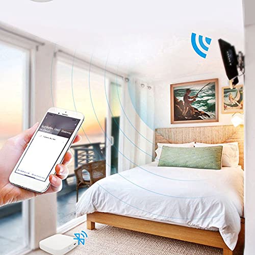 Rodi Puerta de Enlace Bluetooth, aplicación de Puerta de Enlace inalámbrica Control Remoto Mini Smart con indicador de 2 LED para Uso doméstico para Sistema de Control de automatización del hogar