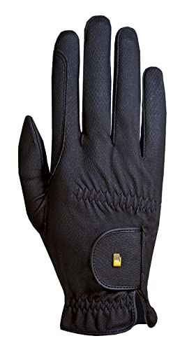 Roeckl Chester Guantes De Equitación Ante - Negro, 8