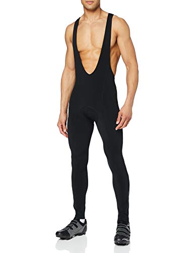 Rogelli Radler Lang Tavon - Culote de Ciclismo para Hombre, Color Negro, Talla 4XL