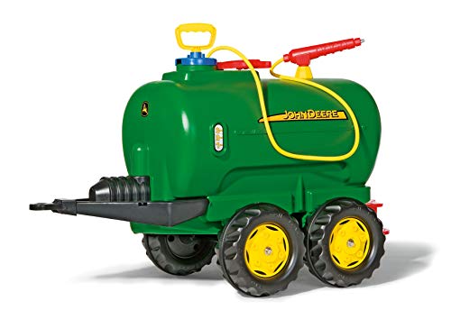 ROLLY TOYS 12 275 2 - Remolque Cisterna John Deere (2 Ejes, Bomba y aspersor)